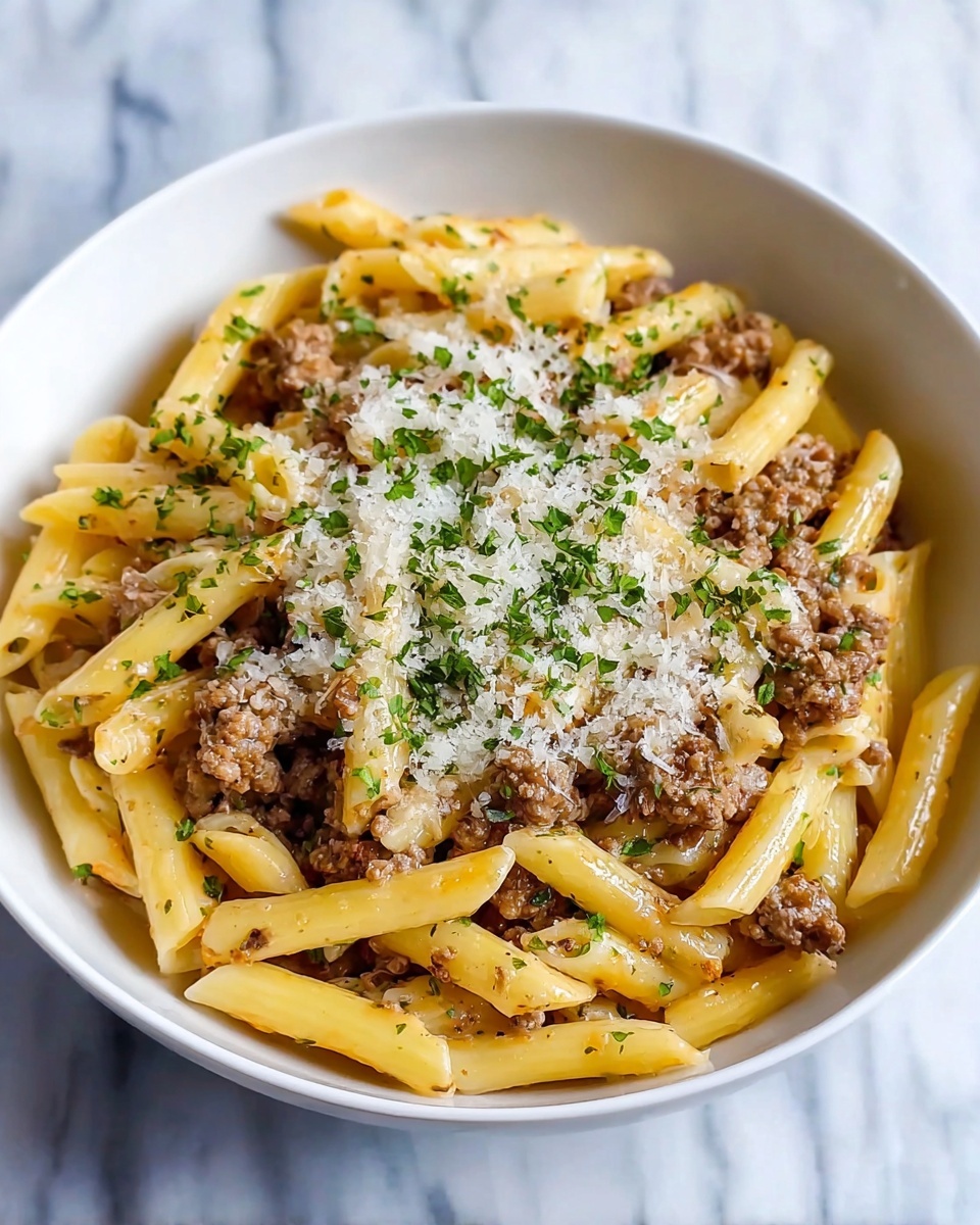 Creamy Sausage Pasta Recipe - Recipe Image