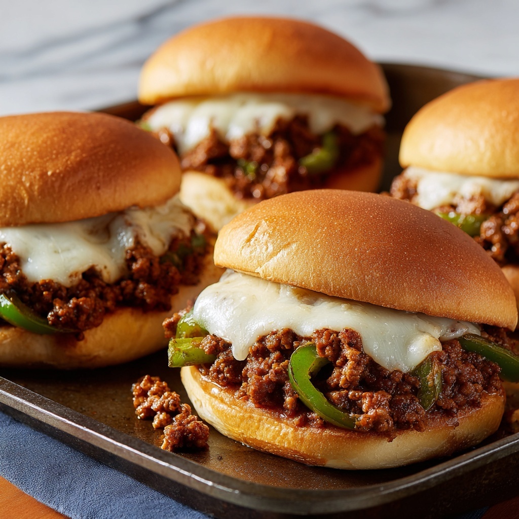 Philly Cheesesteak Sloppy Joes: 30-Minute Melty Sandwiches Recipe - Recipe Image