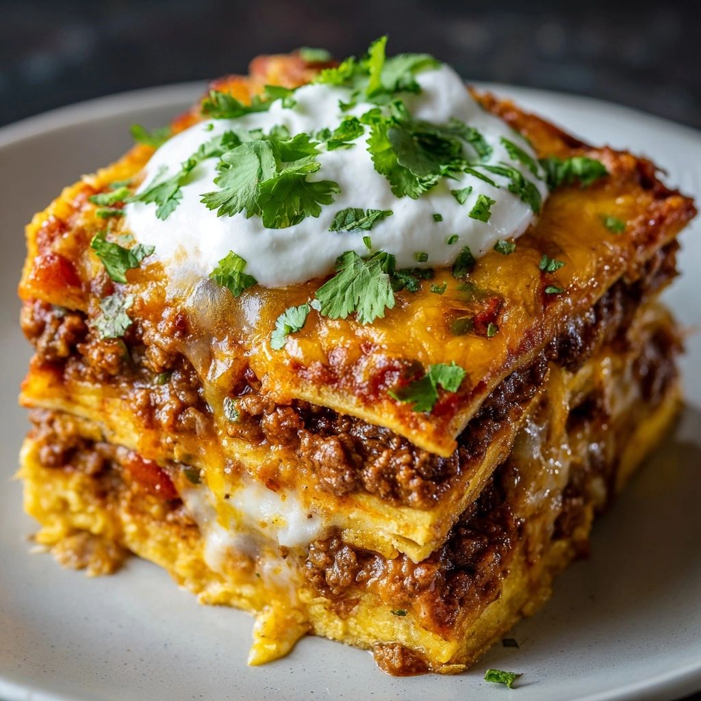 Tortilla Chip Enchiladas Recipe - Recipe Image