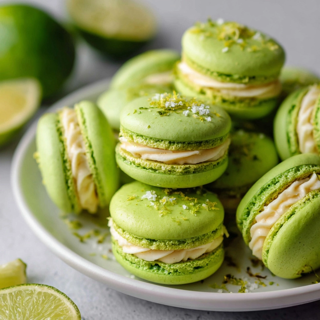 Key Lime Macarons Recipe - Recipe Image