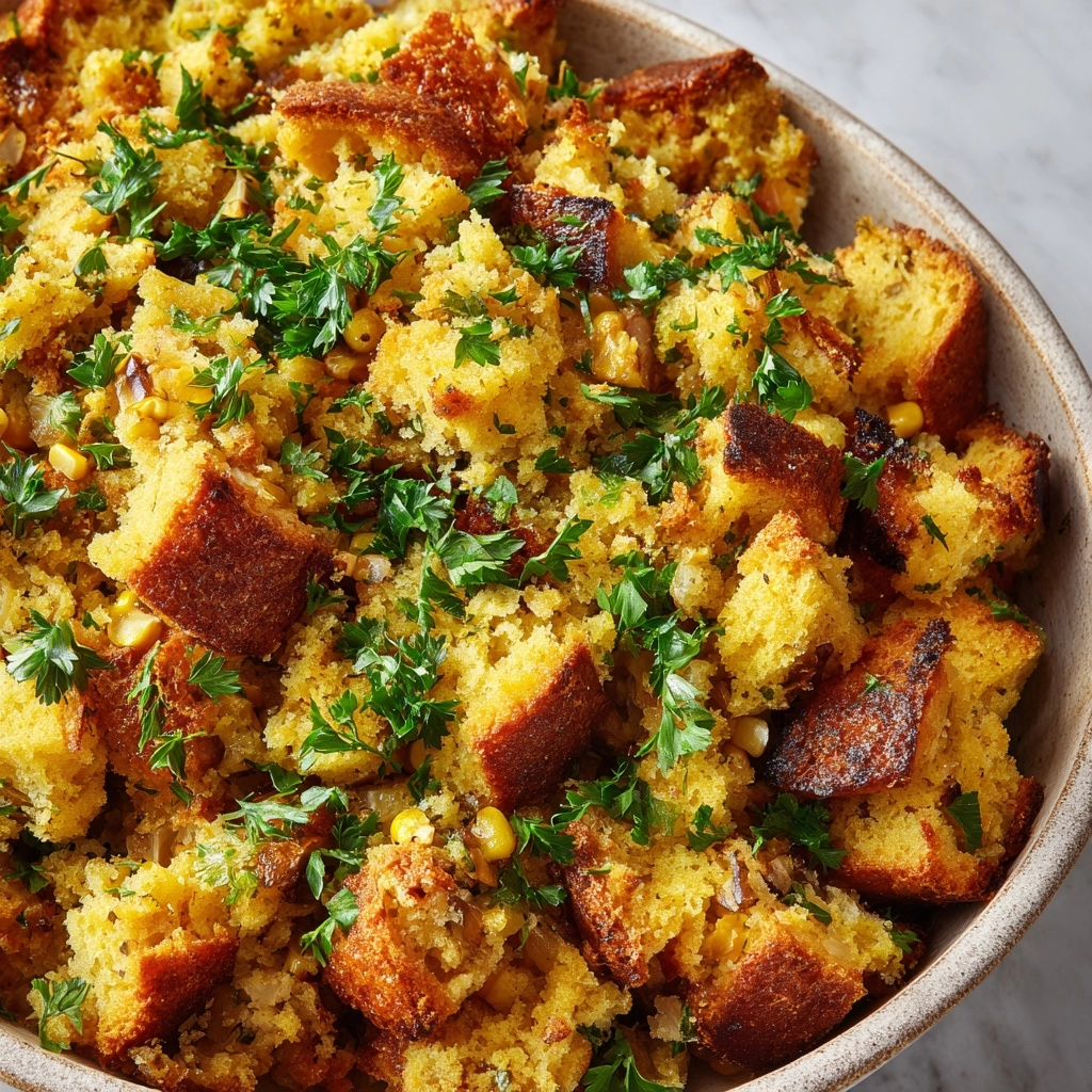 Southern Cornbread Dressing Recipe - Recipe Image