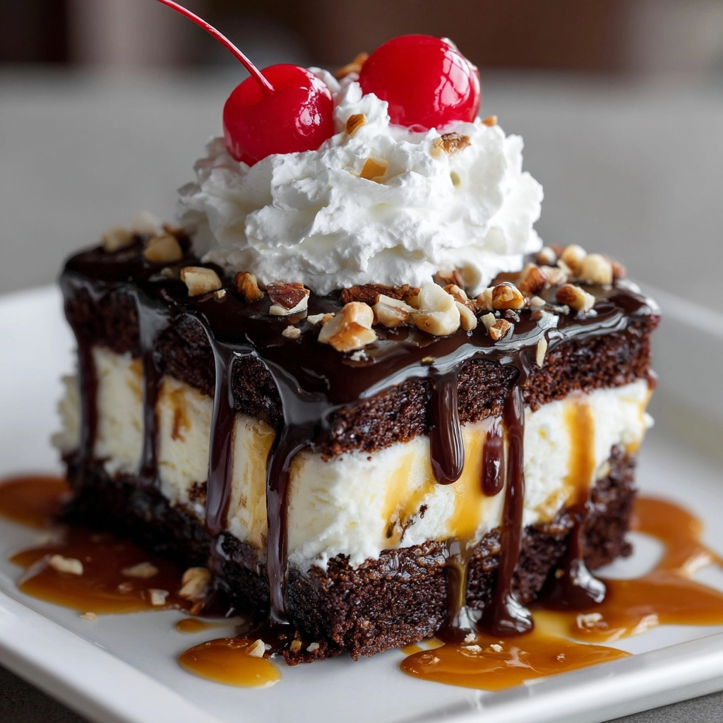 Ultimate English Brownie Sundae Recipe - Recipe Image