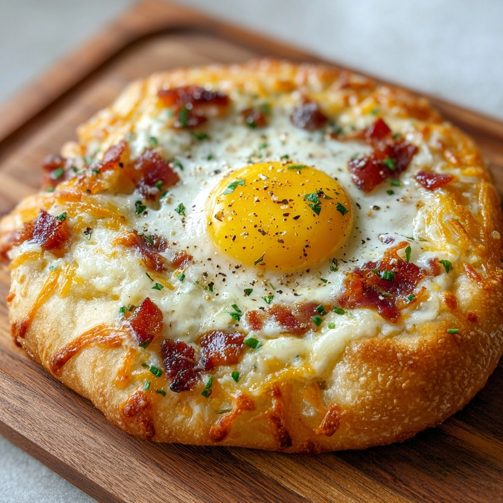 English Muffin Breakfast Pizza Recipe - Recipe Image