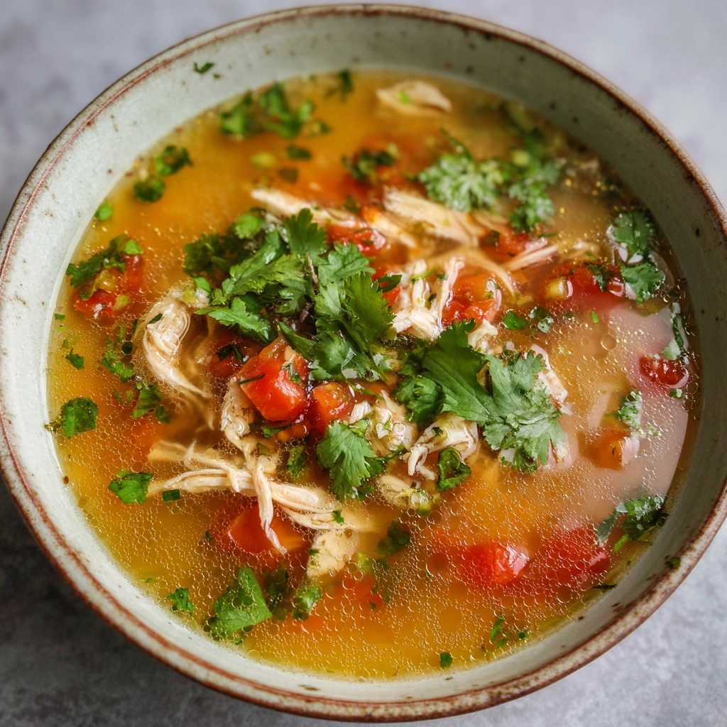 Easy Green Chili Chicken Soup Recipe - Recipe Image