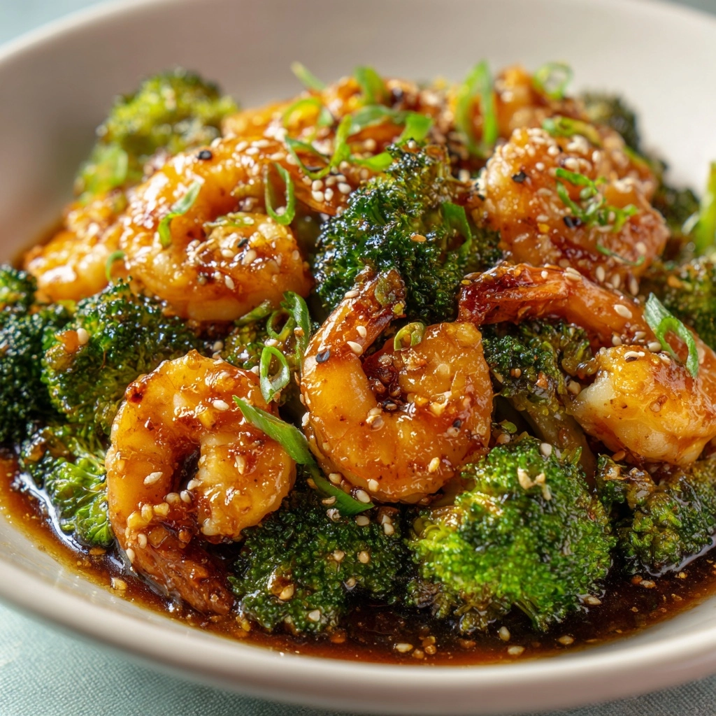 Honey Garlic Shrimp, Sausage & Broccoli Skillet Recipe - Recipe Image