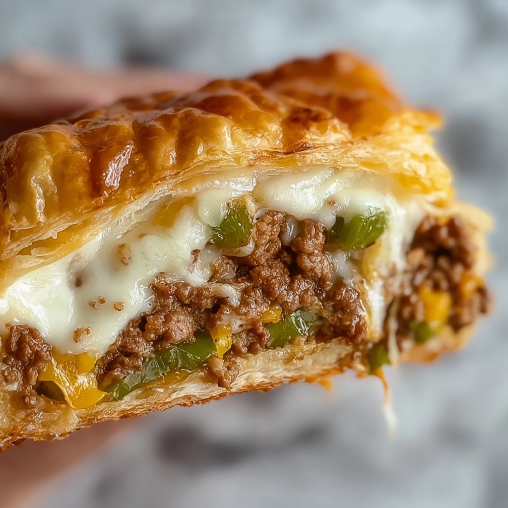 Cheesesteak Hot Pocket Recipe - Recipe Image