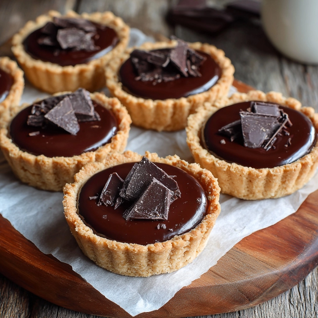 Irresistible Mini Chocolate Tarts Recipe - Recipe Image