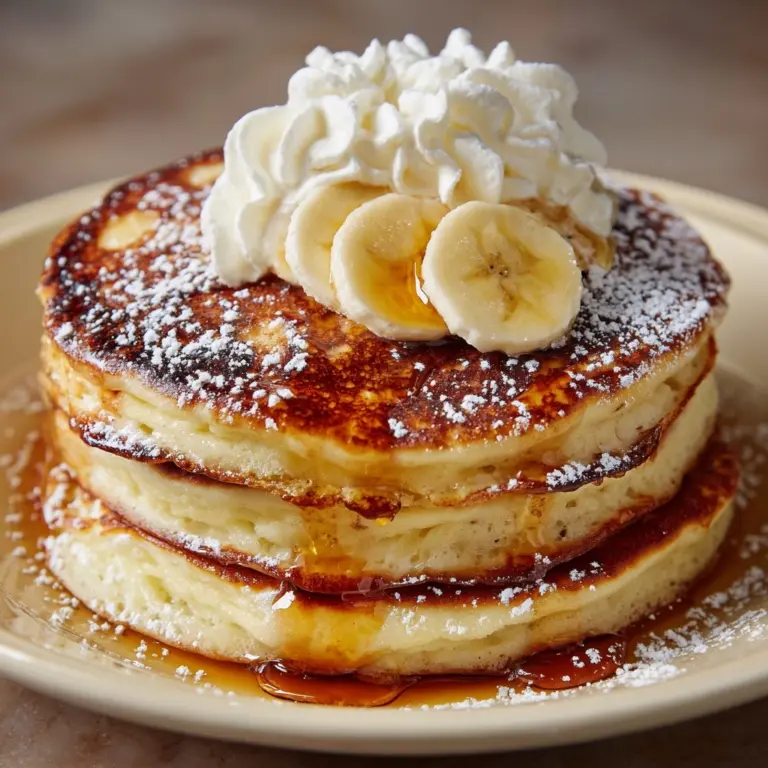 Brown Sugar Banana Pancakes Recipe