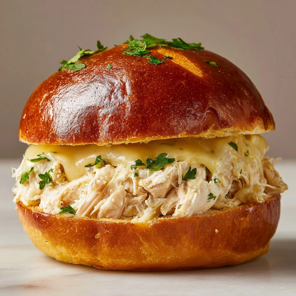 Chicken Alfredo Sloppy Joes Recipe - Recipe Image