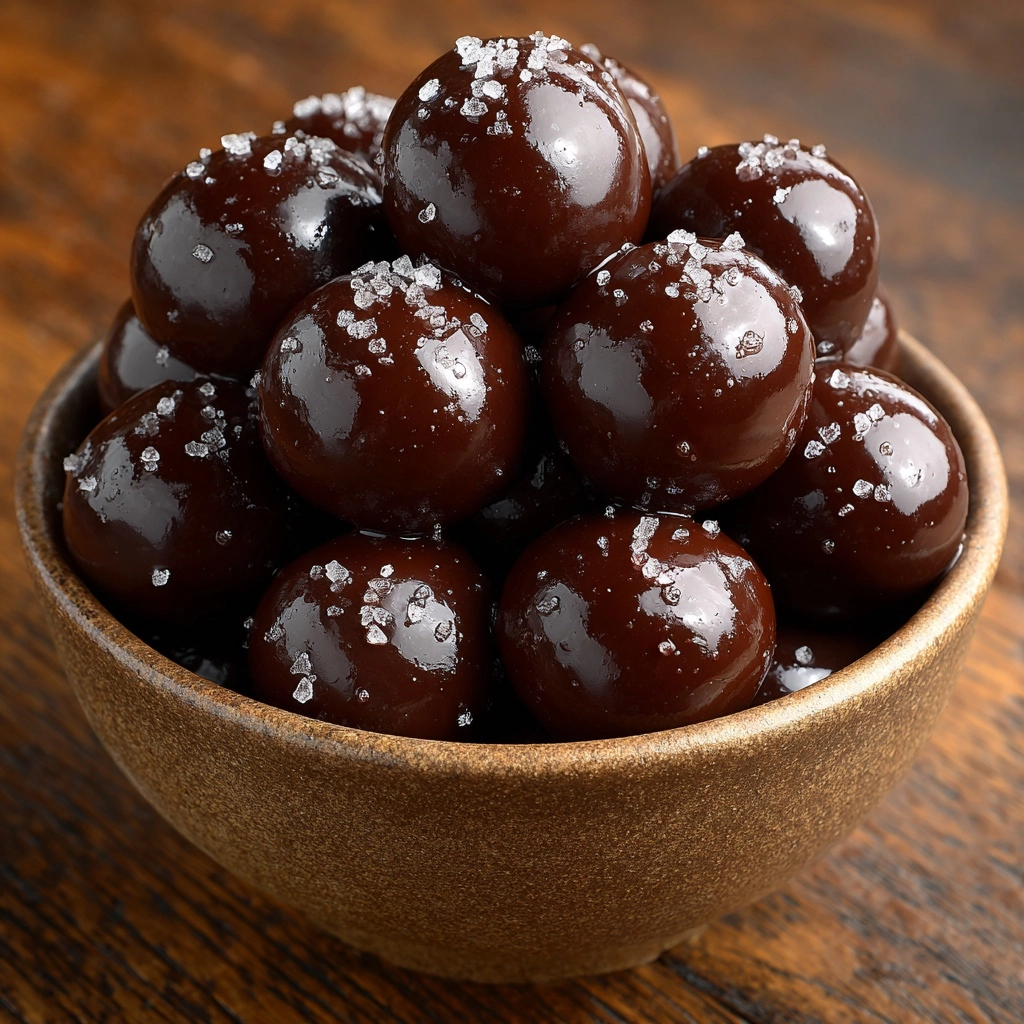 Chocolate Peanut Butter Balls Recipe - Recipe Image