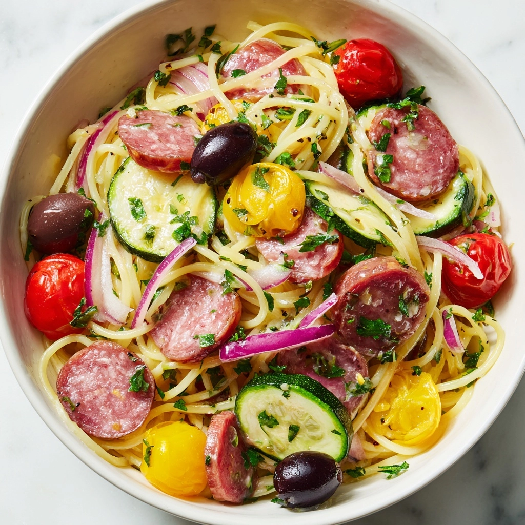 Spaghetti Salad Recipe - Recipe Image