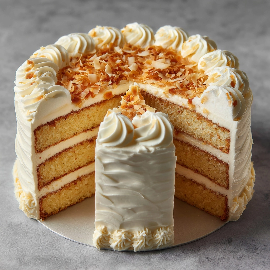 White German Chocolate Cake Recipe - Recipe Image