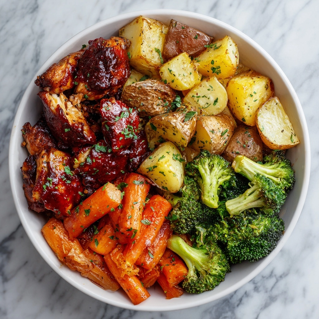 Skinny Chicken and Roasted Potato Bowl Recipe - Recipe Image