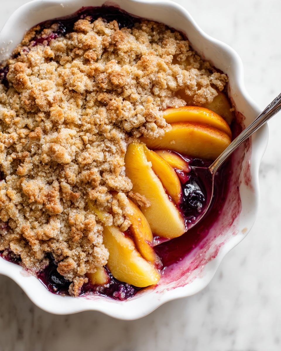 Summer Peach and Blueberry Cobbler Recipe - Recipe Image