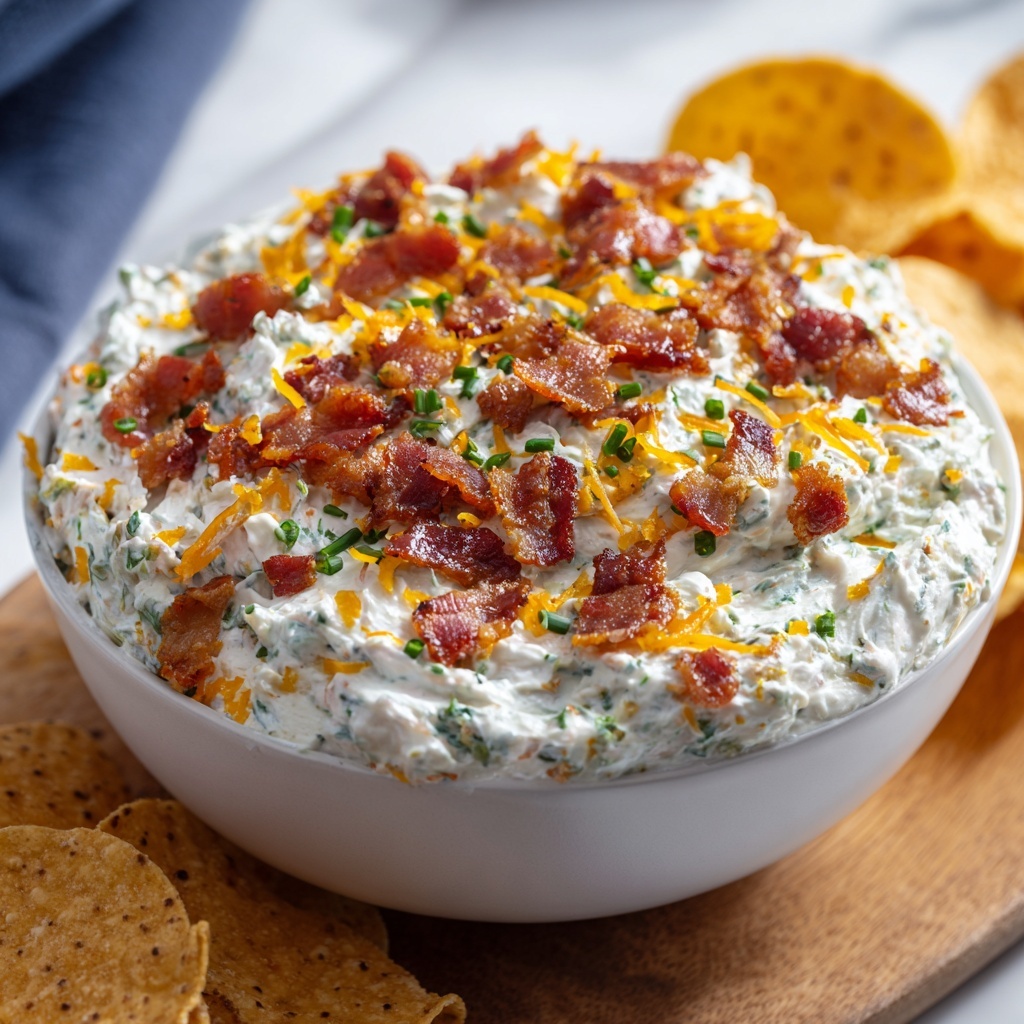 Keto Crack Dip: Cheddar Bacon Ranch Dip That’s Low-Carb & Crowd-Pleasing Recipe - Recipe Image