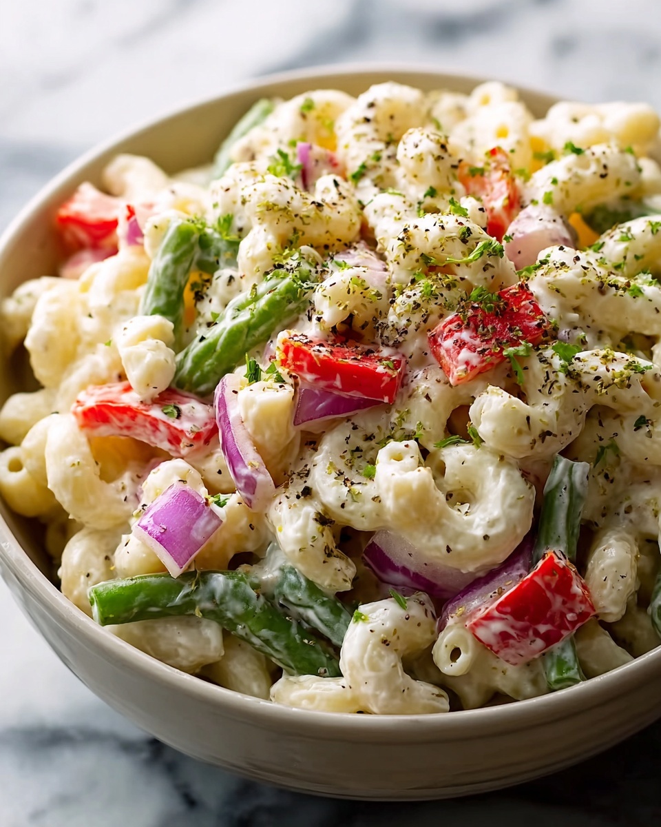 Best Summer Macaroni Salad Recipe for Picnics and BBQs Recipe - Recipe Image