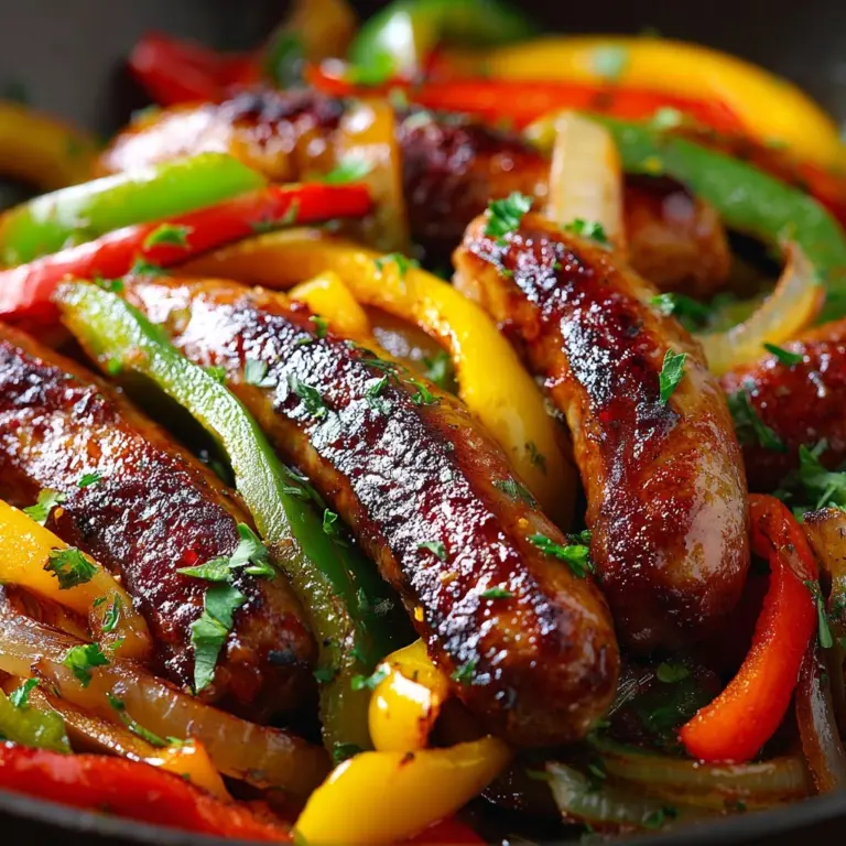 Andouille Sausage & Peppers Skillet Recipe