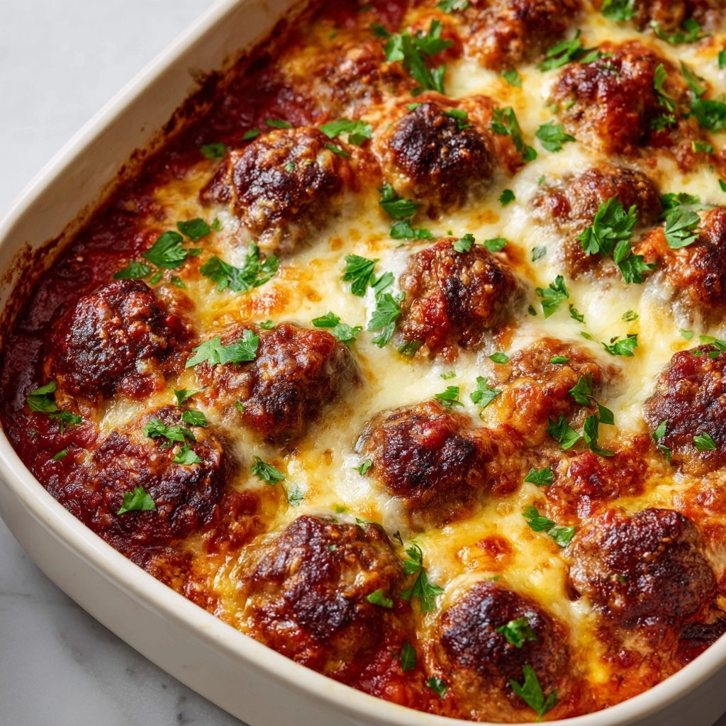 Meatball Sub Casserole Recipe - Recipe Image
