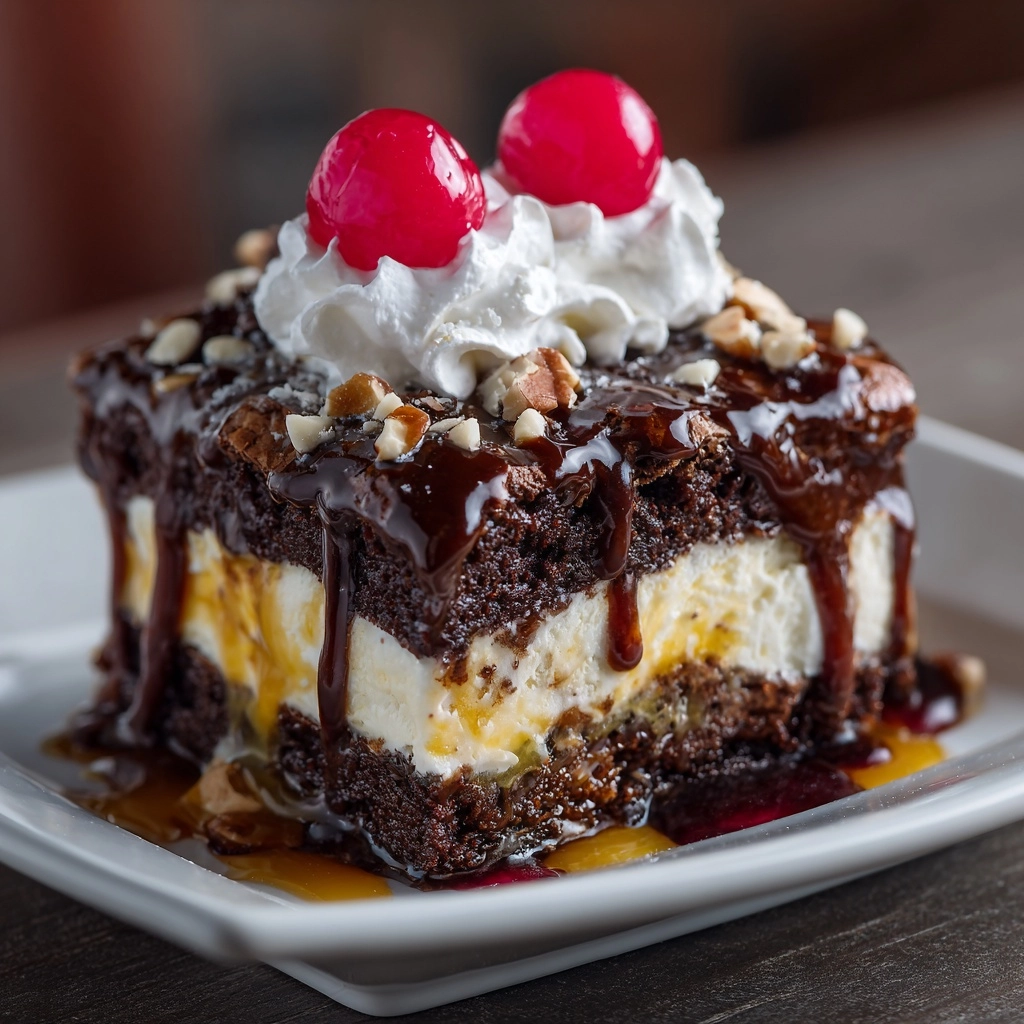 Ultimate English Brownie Sundae Recipe - Recipe Image