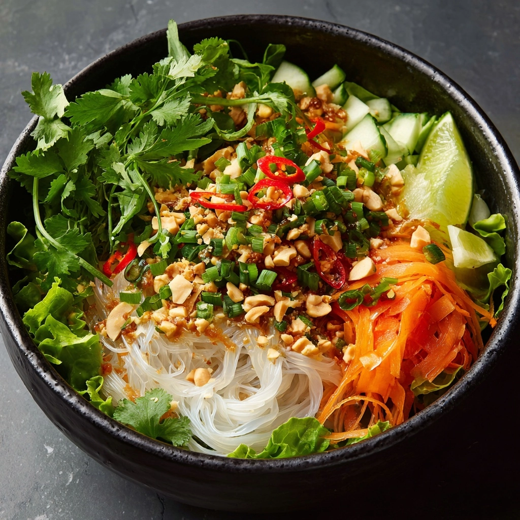 Vietnamese Noodle Salad with Tangy Dressing Recipe - Recipe Image