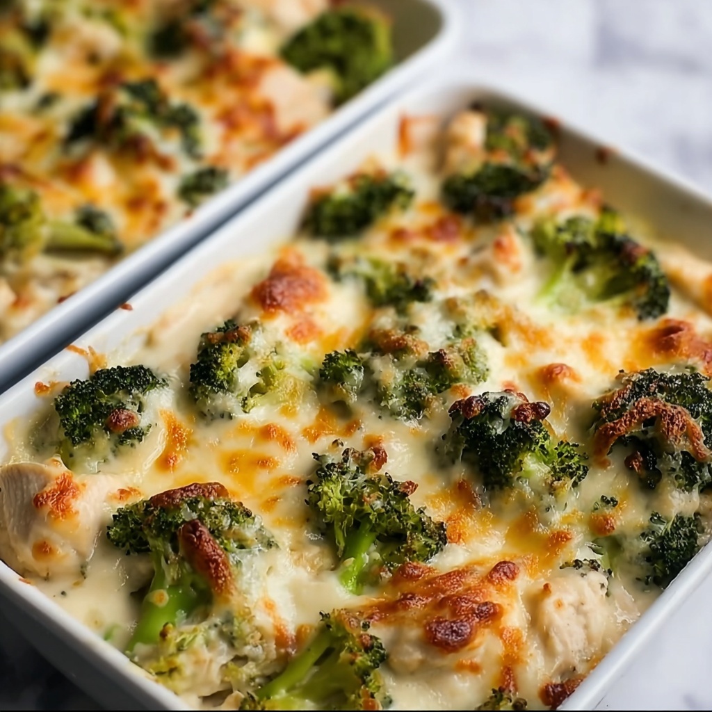 Chicken and Broccoli Cheesy Casserole Recipe - Recipe Image