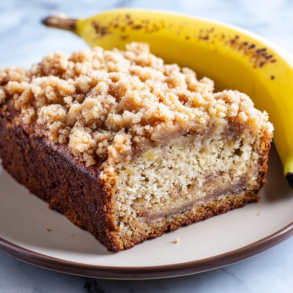 Coffee Cake Banana Bread Recipe - Recipe Image
