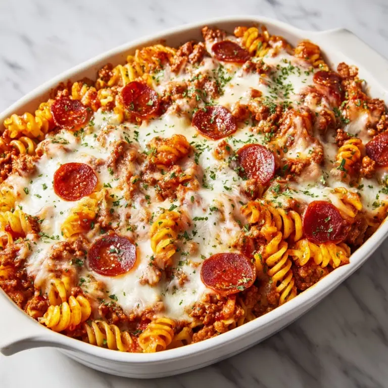 Pizza Pasta Casserole Recipe
