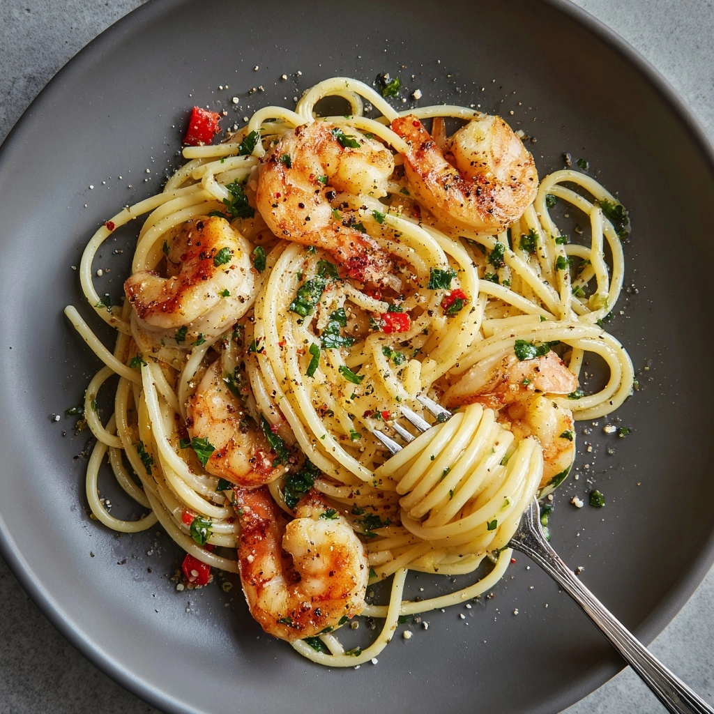 Shrimp Scampi with Pasta Recipe - Recipe Image
