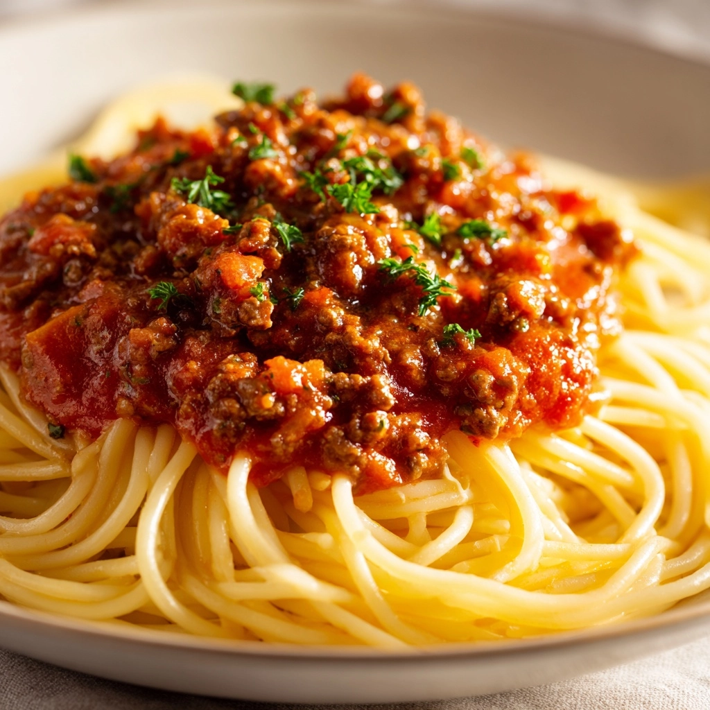 Slow Cooker Church Supper Spaghetti Recipe - Recipe Image