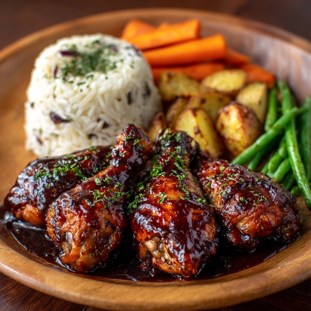 Korean BBQ Rotisserie Chicken Recipe - Recipe Image