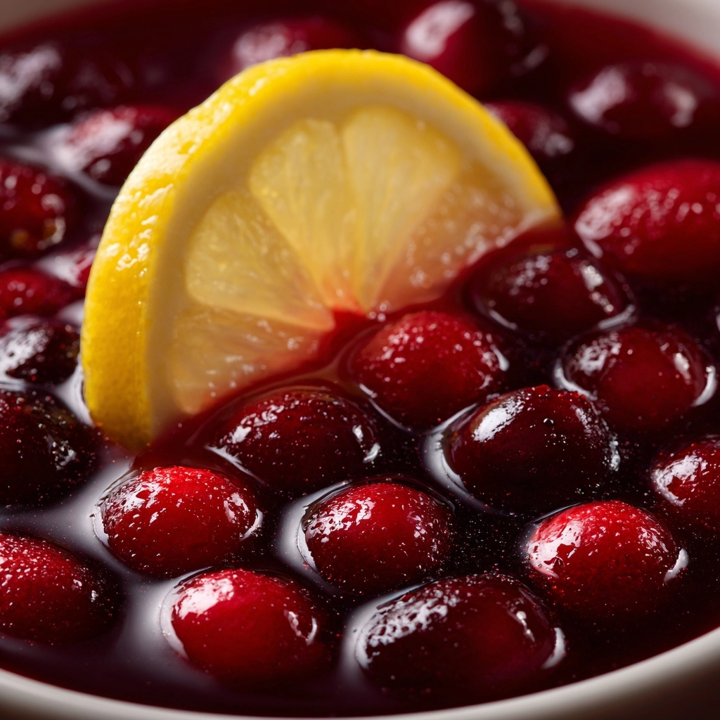 Lemon Kissed Cranberries Recipe - Recipe Image