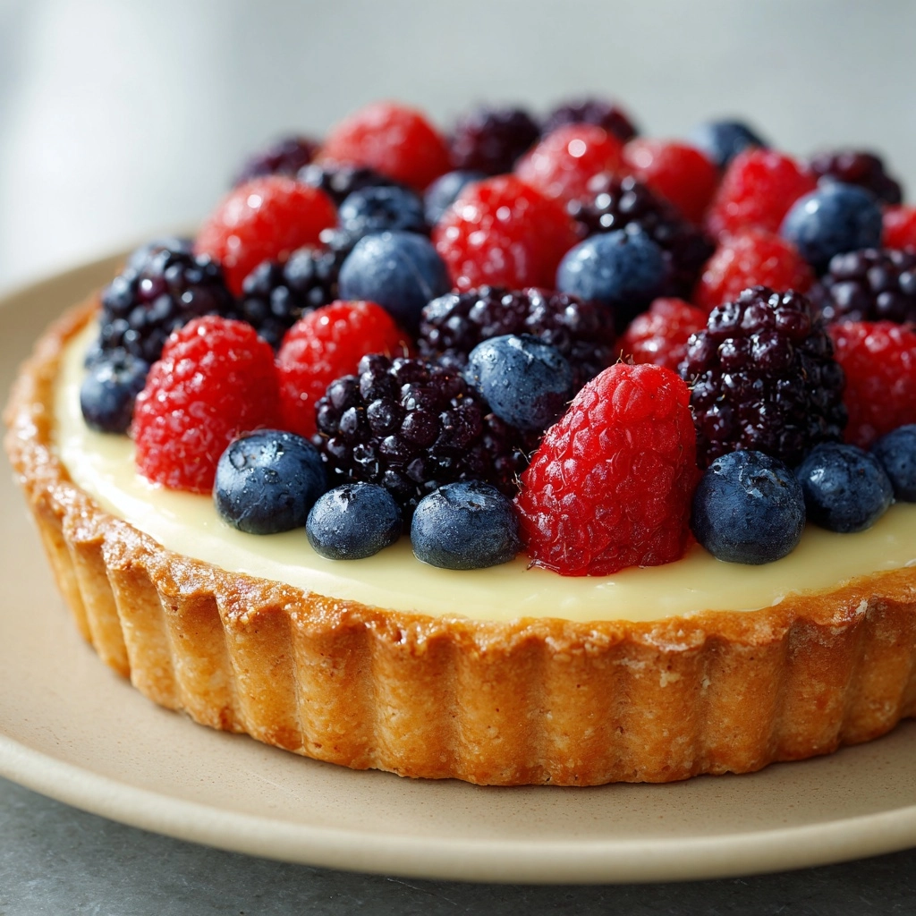 Lemon Berry Tart Recipe - Recipe Image