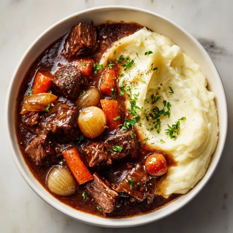 Timeless Beef Stew with a French Twist Recipe