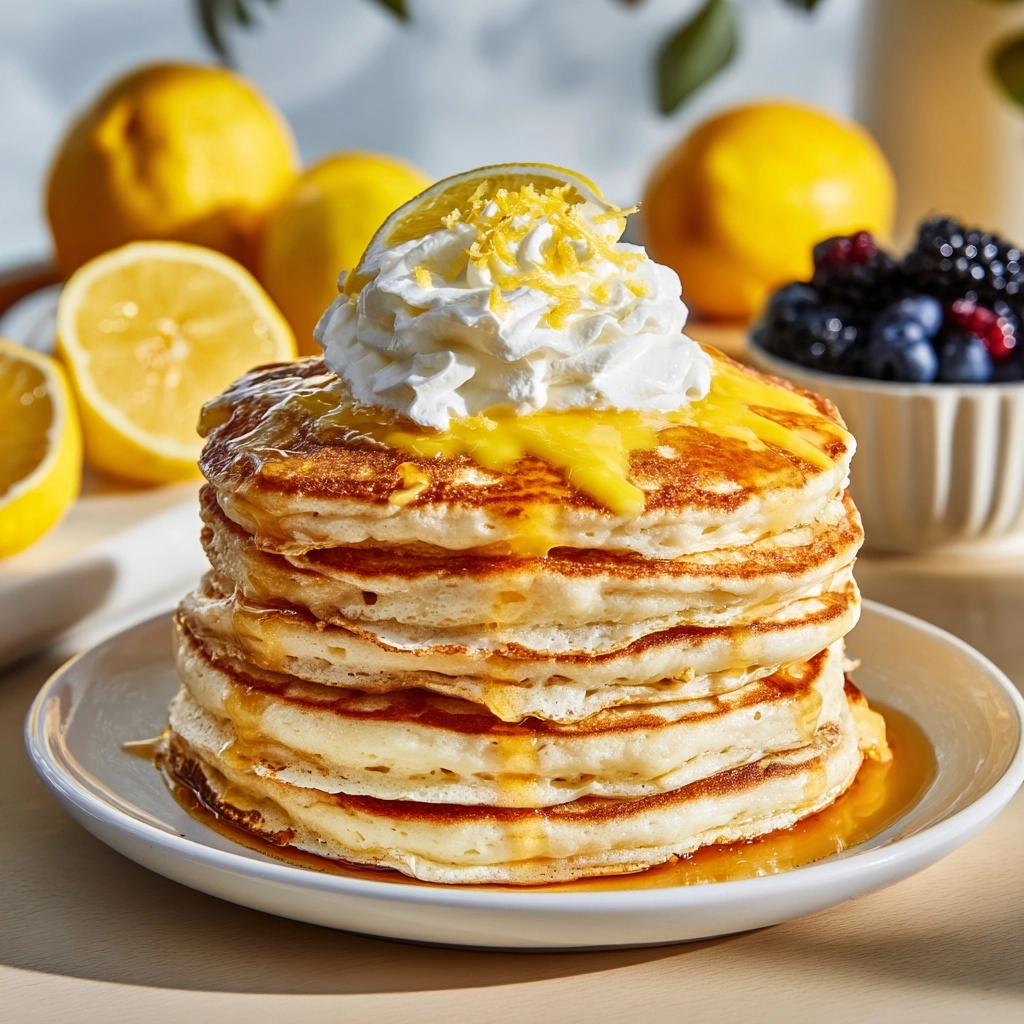 Lemon Ricotta Pancakes Recipe - Recipe Image