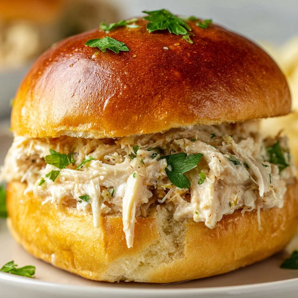 Chicken Alfredo Sloppy Joes Recipe - Recipe Image