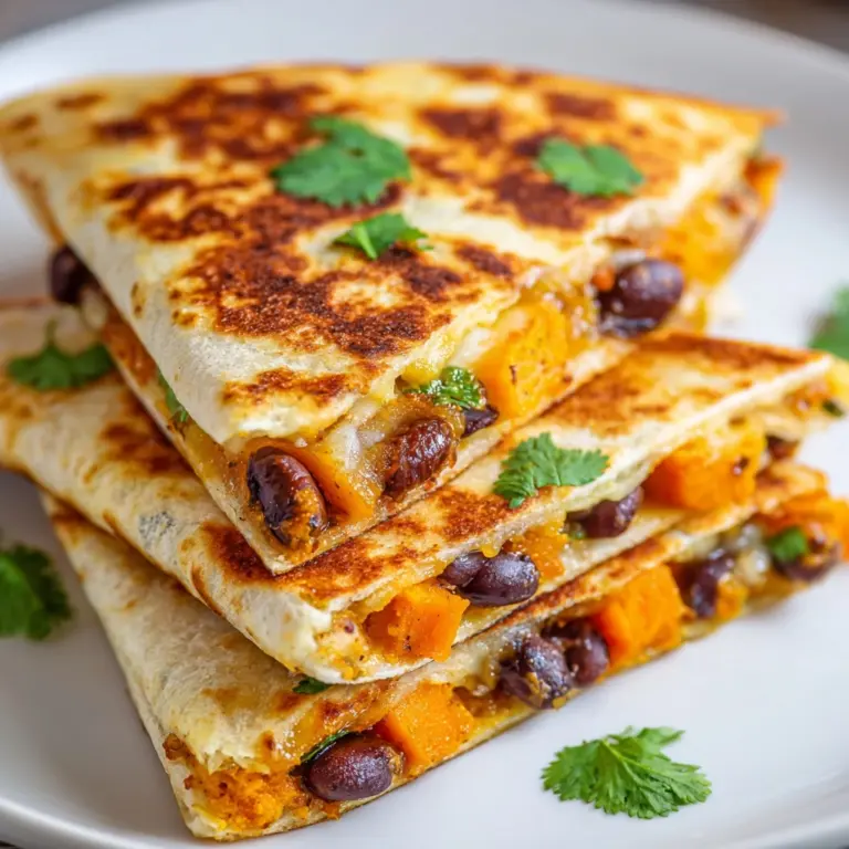 Roasted Sweet Potato and Black Bean Quesadillas Recipe