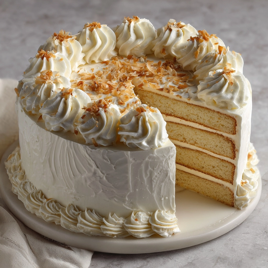 White German Chocolate Cake Recipe - Recipe Image