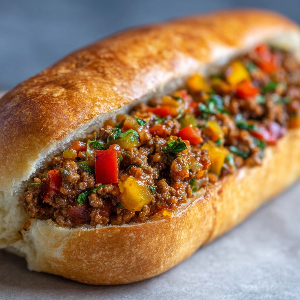 Philly Cheesesteak Sloppy Joes Recipe - Recipe Image