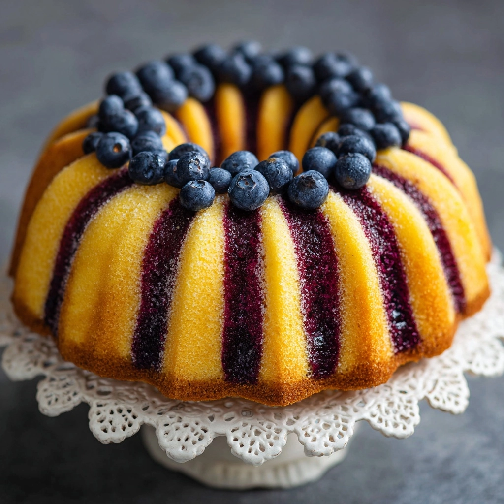 Buttermilk Blueberry Breakfast Cake Recipe - Recipe Image