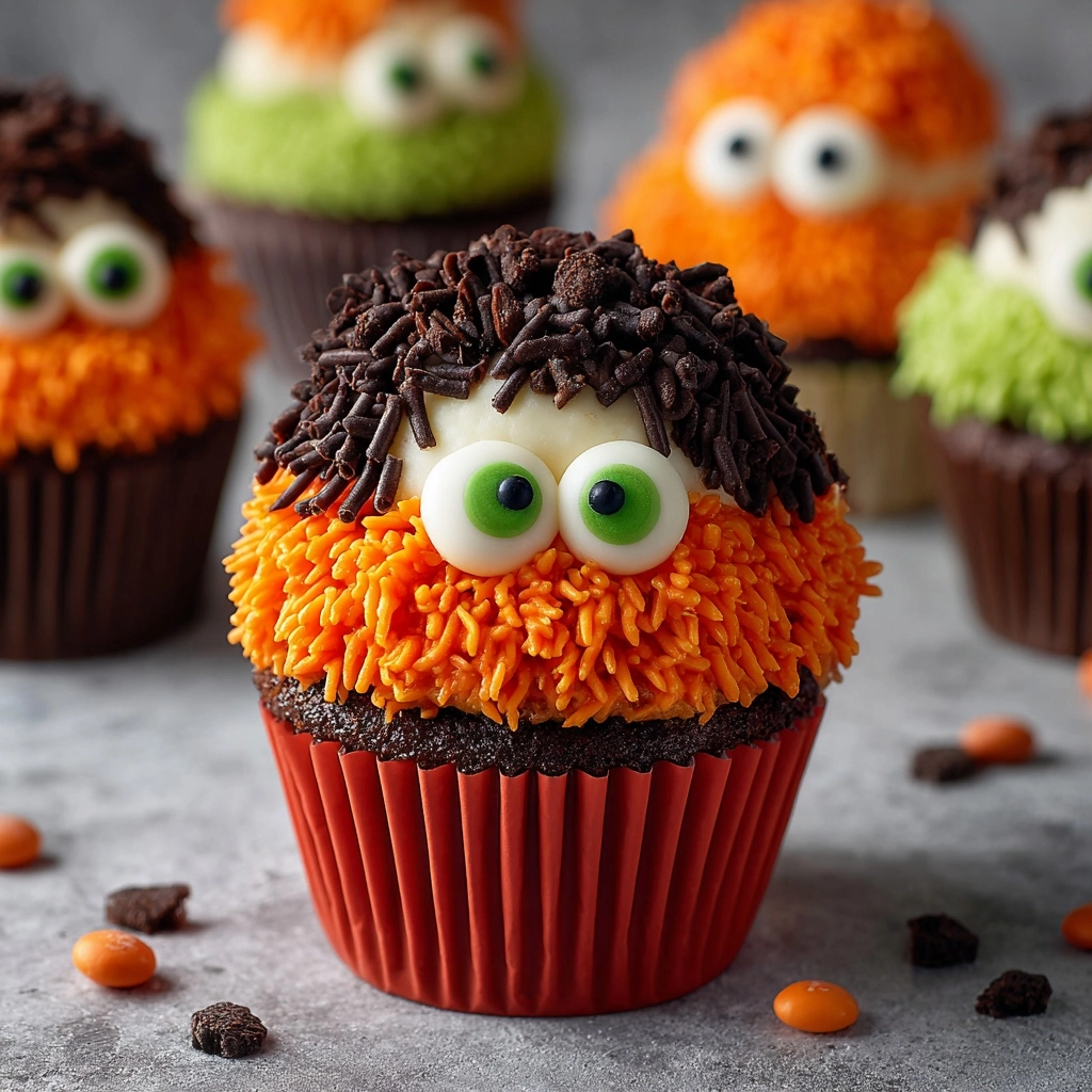Stamped Halloween Cupcakes – A Spooky Treat with Four Fun Designs Recipe - Recipe Image