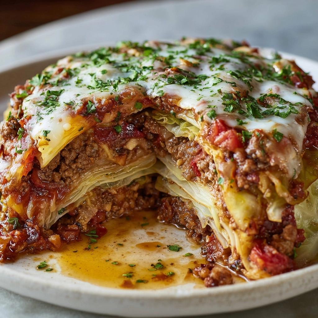 Easy & Hearty Cabbage and Ground Beef Skillet Recipe - Recipe Image