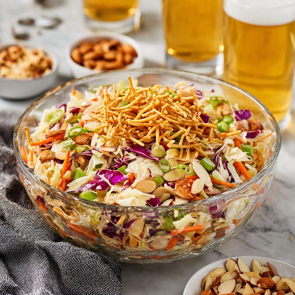 Asian Coleslaw with Sweet Chili & Toasted Almonds Recipe - Recipe Image