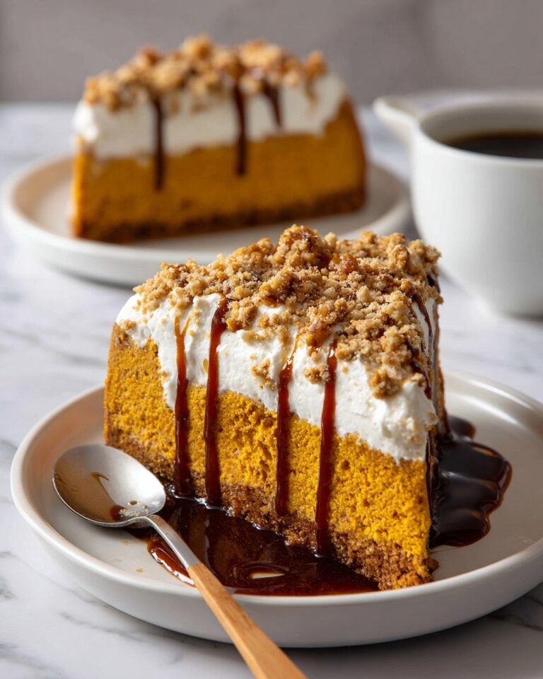 Pumpkin Caramel Poke Cake Recipe