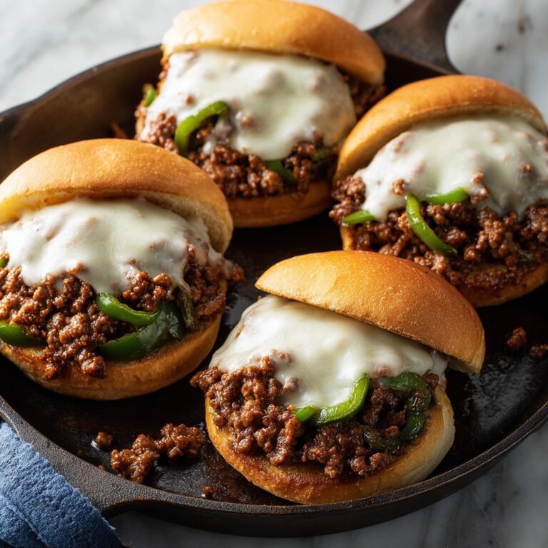 Philly Cheesesteak Sloppy Joes: 30-Minute Melty Sandwiches Recipe