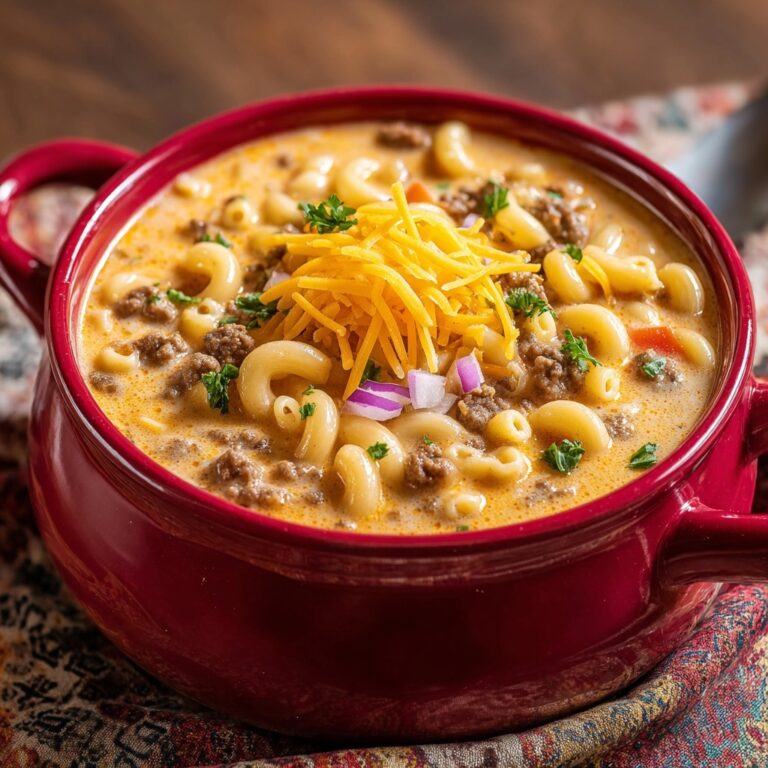 Cheeseburger Macaroni Soup Recipe