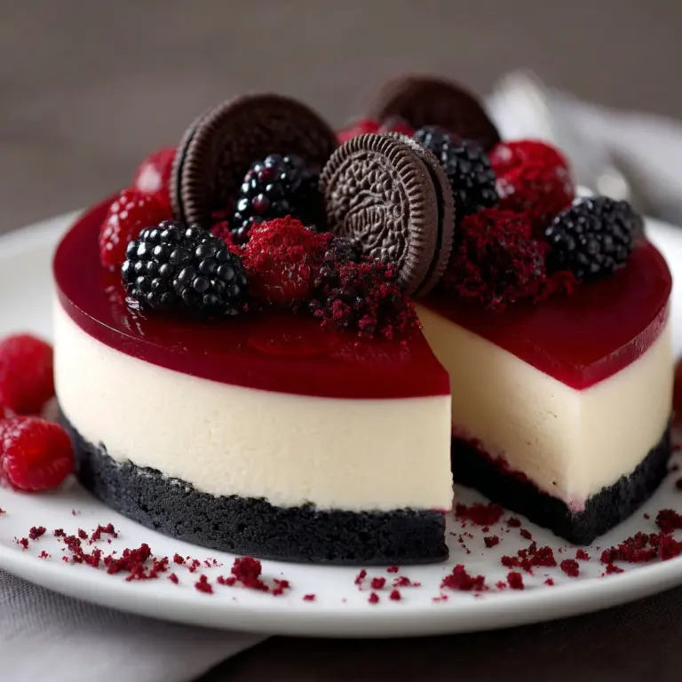Cheesecake with Red Velvet Cookie Dough Recipe