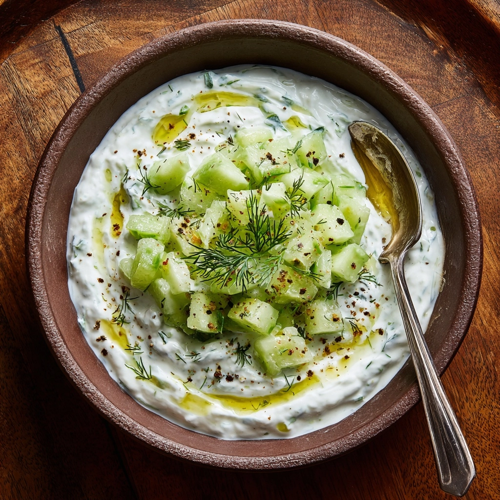 Cacik (Turkish Yogurt & Cucumber) Recipe - Recipe Image