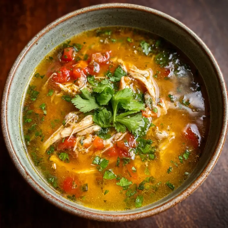 Easy Green Chili Chicken Soup Recipe