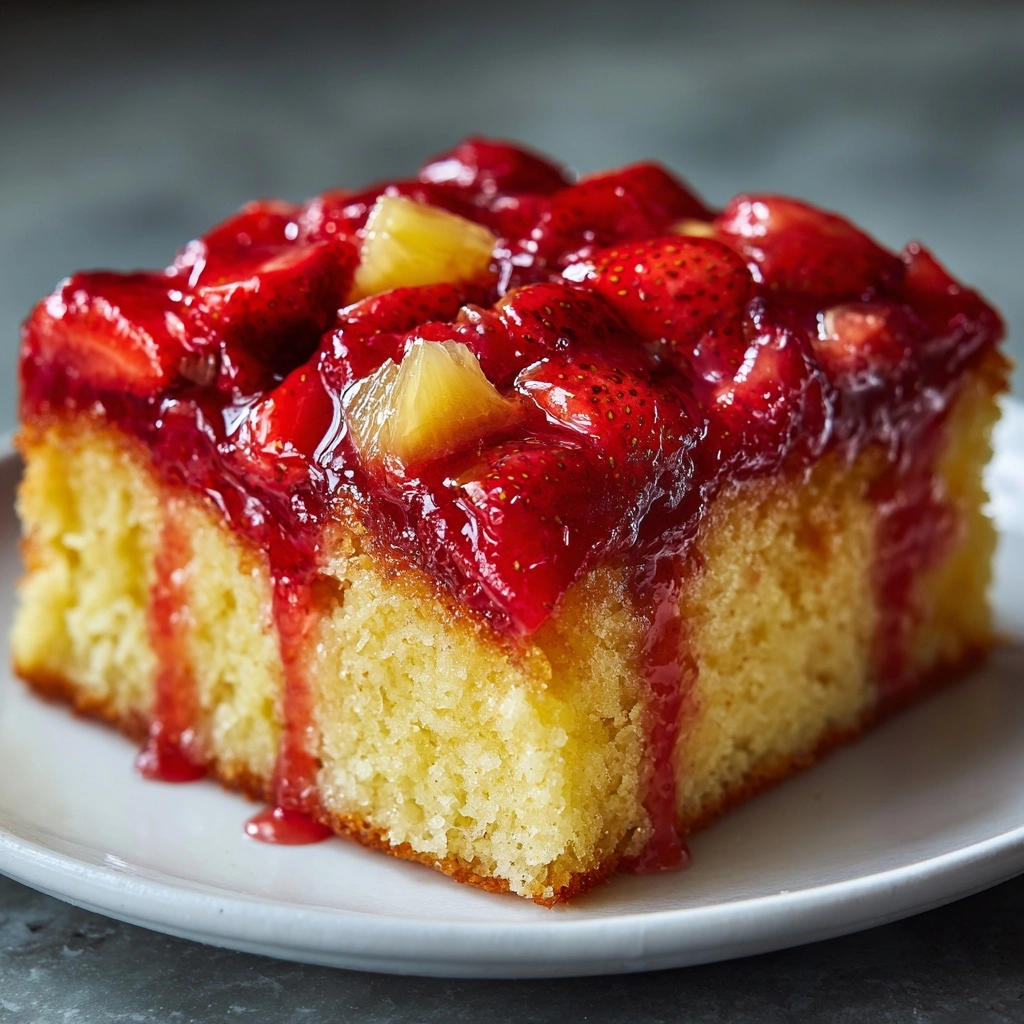 Strawberry Pineapple Pound Cake Recipe - Recipe Image