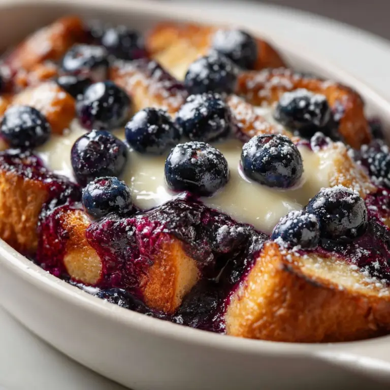 Blueberry Cream Cheese French Toast Casserole Recipe